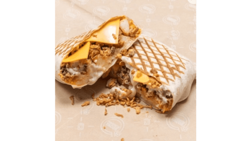 Spicy beef French taco