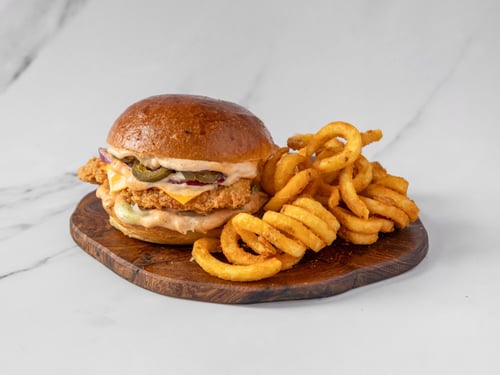 Crispy chicken spicy menu