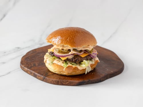 Spicy cheeseburger