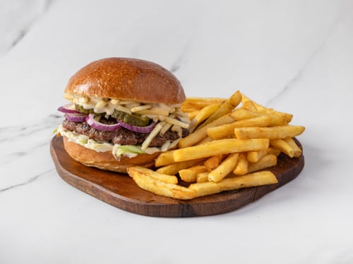 Truffel burger menu