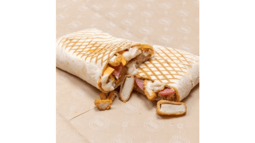 Double nuggets French taco