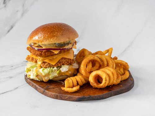 Crispy chicken cheese lover menu