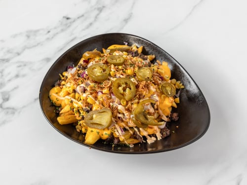Loaded fries spicy beef