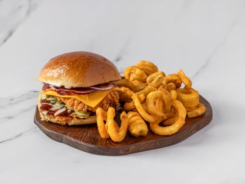 Crispy chicken BBQ menu