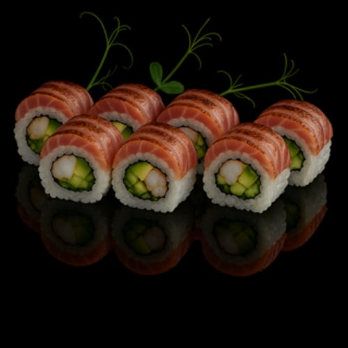 Maguro Aburi Uramaki Maguro Aburi Uramaki