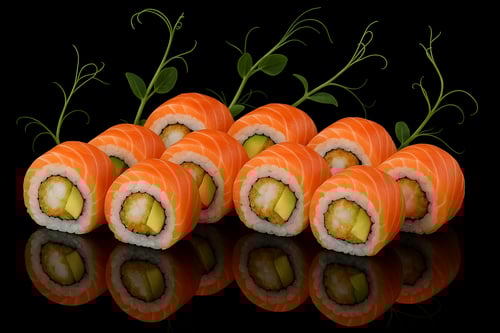 Salmon Skin Uramaki Salmon Skin Uramaki