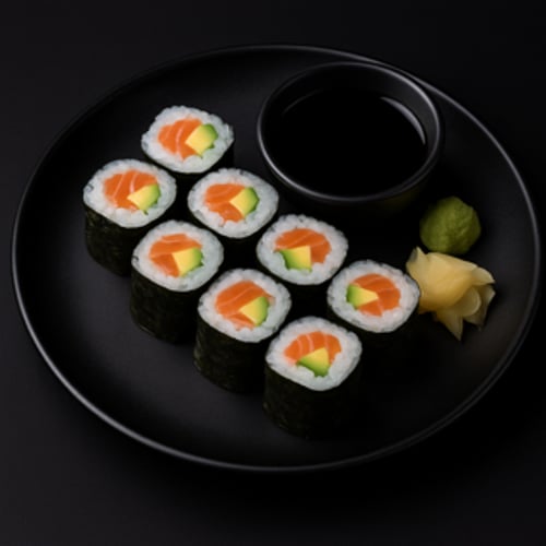 Lachs Avocado Maki Lachs Avocado Maki