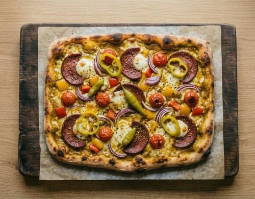 Pizza Sonnenschein Family, 45x35cm