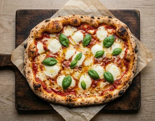 Pizza Margherita Family, 45x35cm