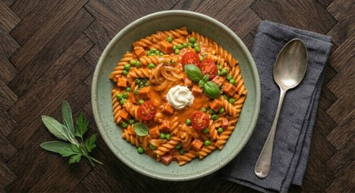 Pasta Schinken-Sahne