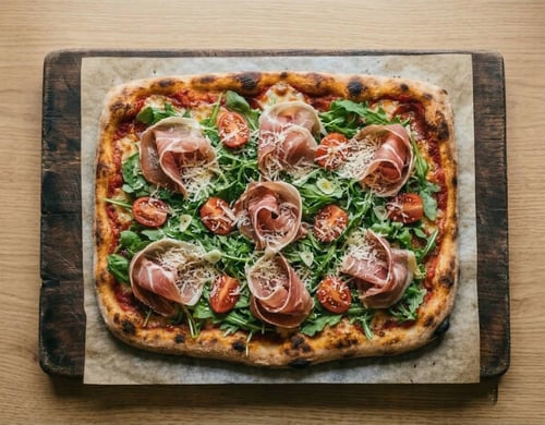 Pizza Rucola Family, 45x35cm