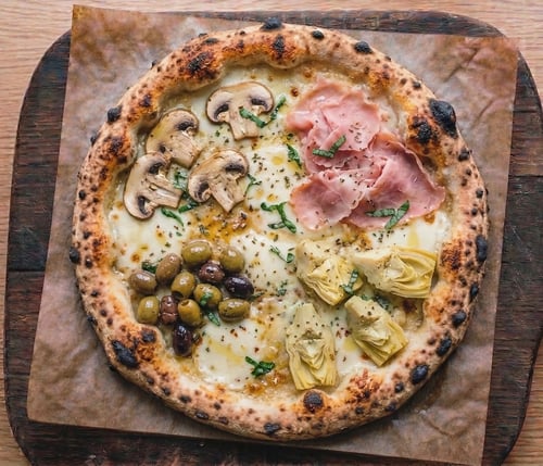 Pizza Quattro Stagione Jumbo, ø 33cm