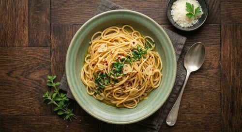 Spaghetti Aglio e Olio scharf