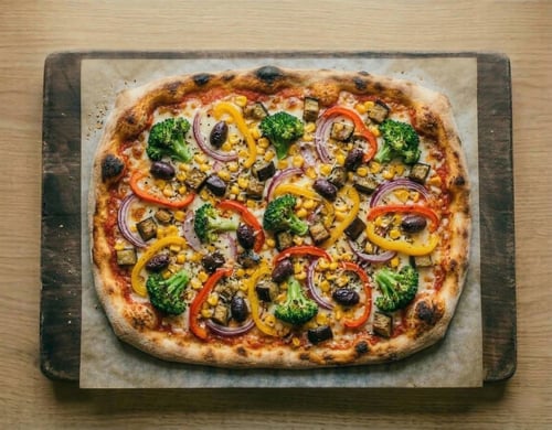 Pizza Vegetarisch Family, 45x35cm