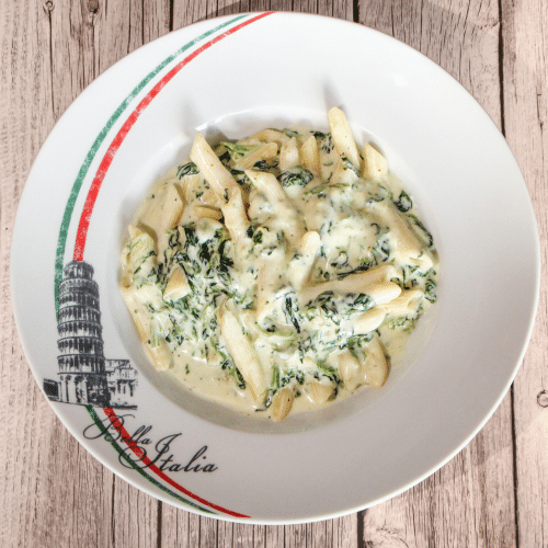 Penne Gorgonzola e Spinaci