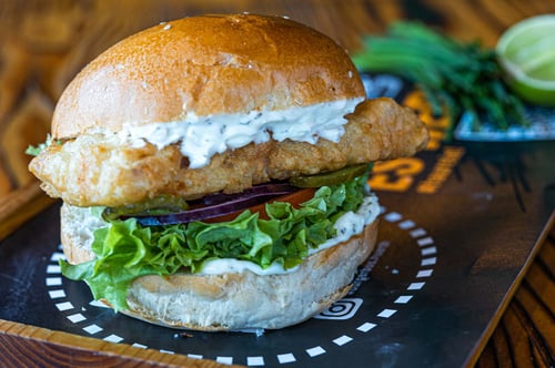 Crispy Fish Burger einzeln