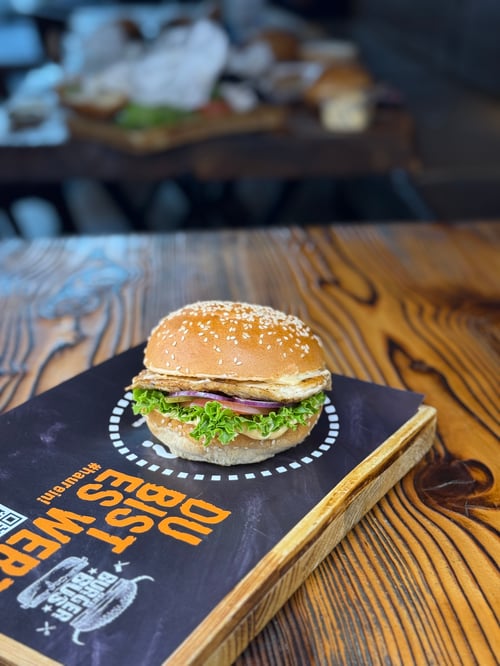 Chicken Filet Burger Menü