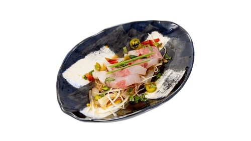 Ponzu Hamachi Sashimi