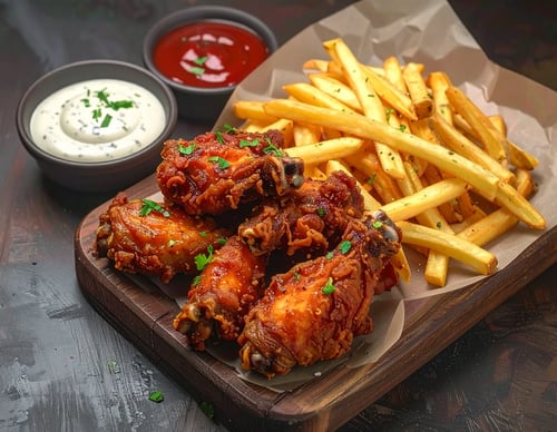 Chicken and Fries