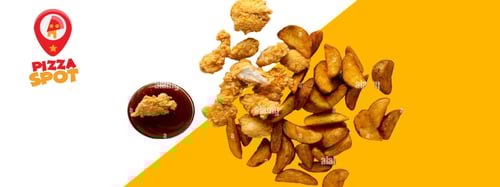 Chicken en wedges
