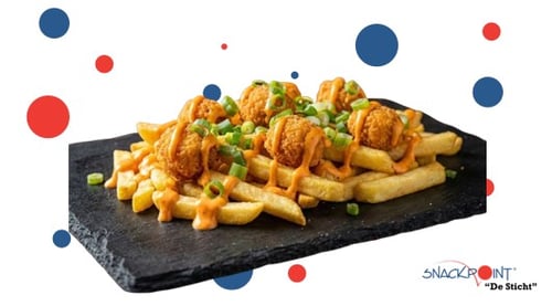 Loaded fries Chicken 'Volcano' + 2 Jubileumzegels