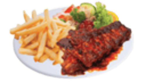 XXL Spare ribs menu
