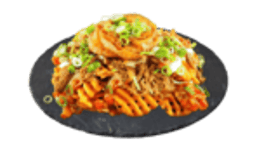 Loaded fries Kip 'piri piri'