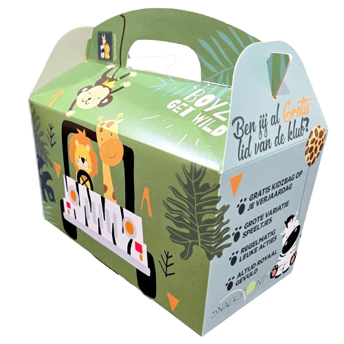 Kindermenu jongen + 4 jubileumzegels