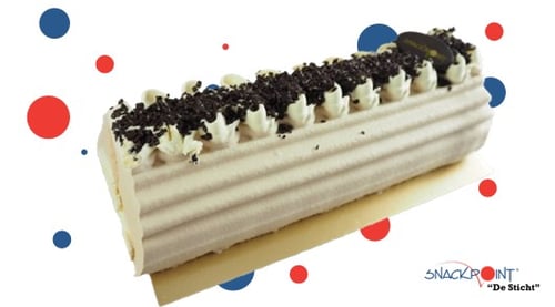 Feestelijke ijstaart + 4 jubileumzegels