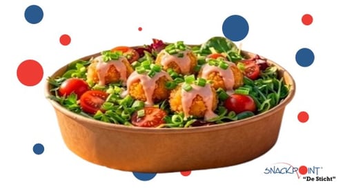 Chicken crunch cocktail salad