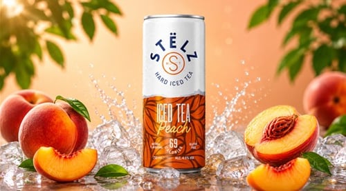 Stëlz Hard Seltzer Iced Tea Peach (18+)