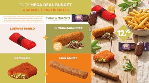 Mega deal Basic mei + gratis Magnum Chill Blueberry