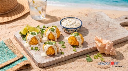 Shrimp pops tartaarsaus (4 stuks)