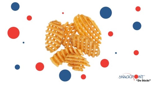 Grote wafelfriet frietsaus