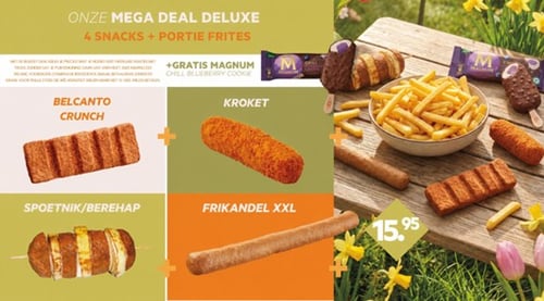 Mega deal DeLuxe mei + gratis Magnum Chill Blueberry