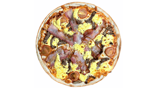 Pizza Steak & Bacon Normal, ø 26cm Pizza Steak & Bacon Normal, ø 26cm