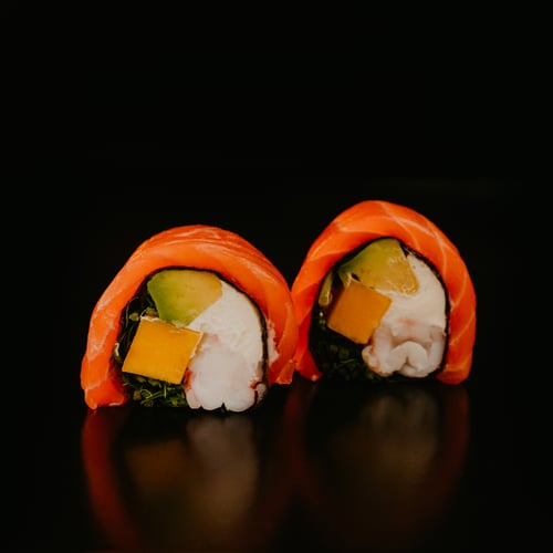 Healthy Lachs & Garnelen Roll.8 Stk.