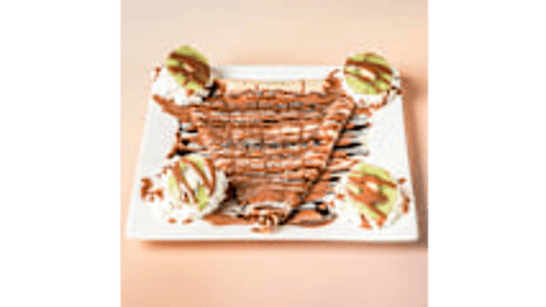 Crêpe kiwi en chocola