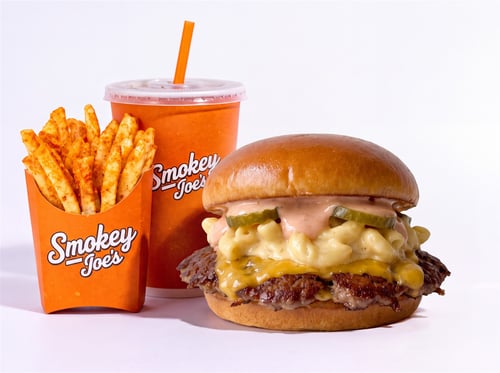 The Mac & Cheese burger menu
