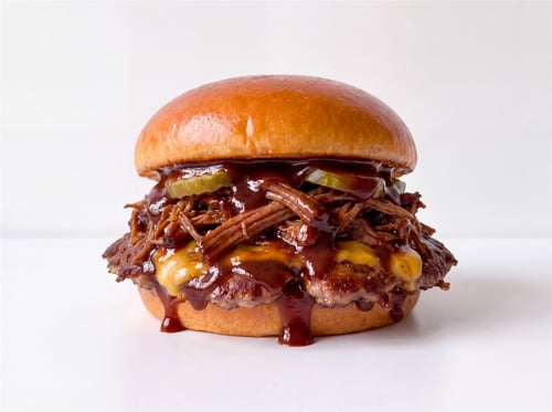 Messy Pulled Beef Joe