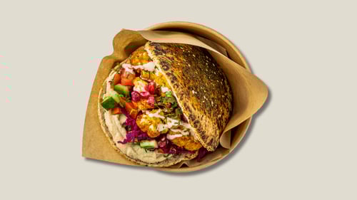 Pita Cauliflower Shawarma