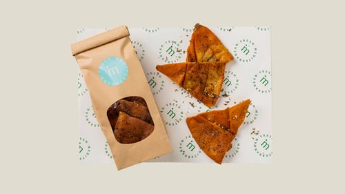 Flatbread chips - Za'atar