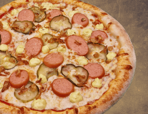 Pizza Hot-Dog Italiano, ø 33cm