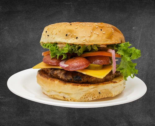 Orient-Burger als Menü