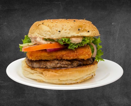 Cheddar Love Burger als Menü