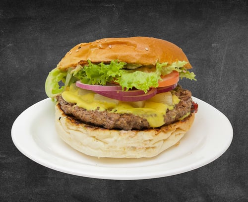 Beef Bombay Burger als Menü