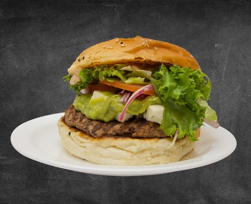 Avocado-Dream Burger als Menü