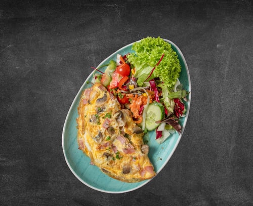 Schinken Champignon Omelette