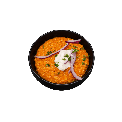 Linsenrisotto als Beilage