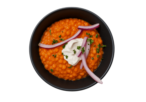 Linsenrisotto als Beilage